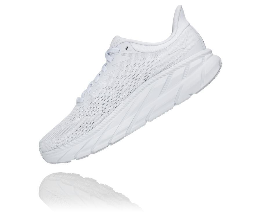 Tenis Hoka One One Mujer Blancos - Clifton 7 - QCWV95146